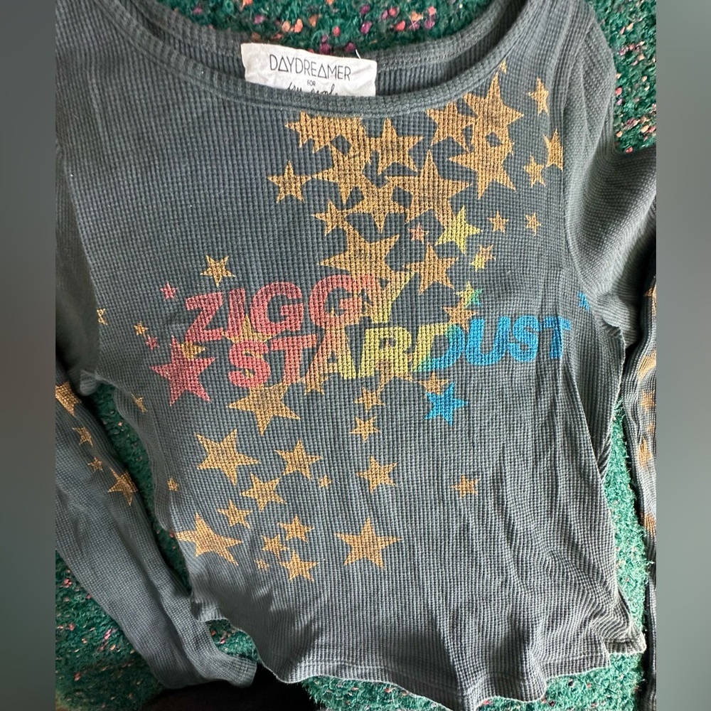RARE Daydreamer NWOT Ziggy Stardust Long Sleeve Thermal— L - Picture 8 of 16